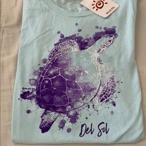Size large del sol color changing tee shirt